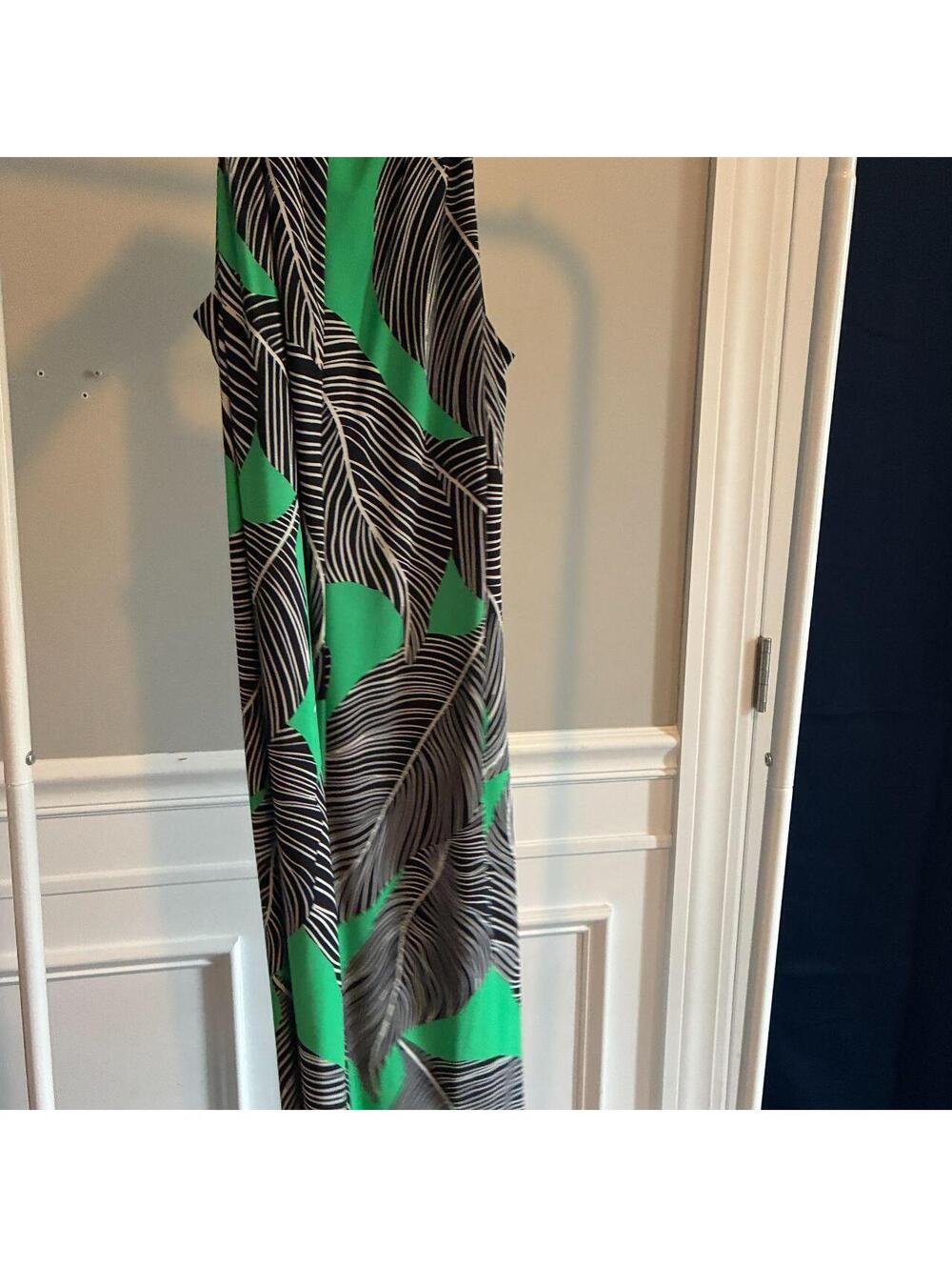 Nine West Women's Green and Black Work-dress